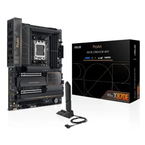 Asus Proart X870E-CREATOR Wi-Fi DDR5 8000MT/S 1XHDMI Type-C 4XM.2 ATX AM5 (AMD AM5 9000/8000/7000 Serileri ile Uyumlu)