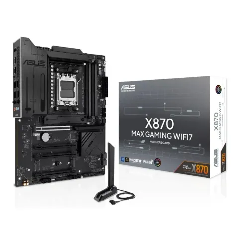 Asus X870 Max Gaming WIFI7 DDR5 8000MT/S 1XHDMI 2XUSB 3XM.2 ATX AM5 (AMD AM5 9000/8000/7000 Serileri