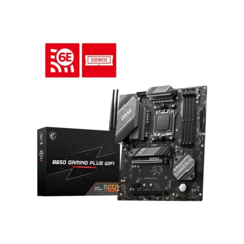 MSI B650 Gaming Plus Wi-Fi DDR5 6000MHZ 1XHDMI 1XDP 2XM.2 USB 3.2 ATX AM5 (AMD AM5 9000/8000/7000 Serileri ile Uyumlu)