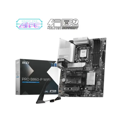 MSI Pro B860-P Wi-Fi DDR5 8800MT/S 1XHDMI 1XDP 3XM.2 ATX 1851P (Intel Ultra Processors Series 2)