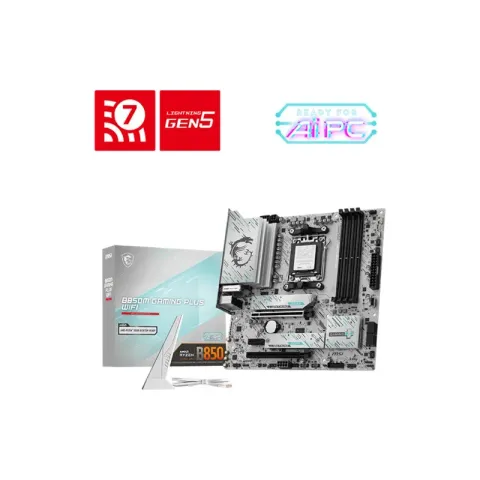 MSI B850M Gaming Plus Wi-Fi DDR5 8200MHZ 1XHDMI 1XDP 2XM.2 AM5 MATX (AMD AM5 9000/8000/7000 Serileri ile Uyumlu)