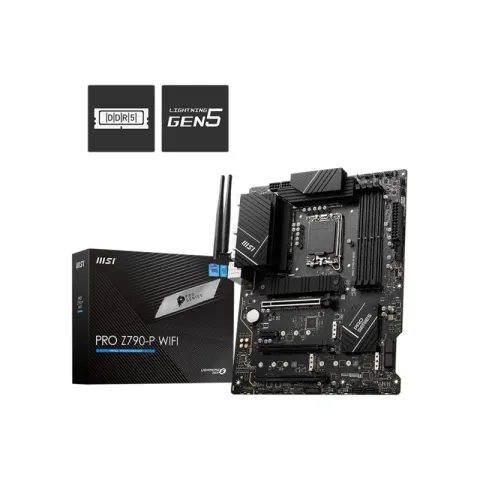MSI Pro Z790-P Wi-Fi DDR5 7000MHZ 1XHDMI 1XDP 4XM.2 USB 3.2 ATX 1700P (12. / 13. ve 14. Nesil İşlemci Uyumlu)