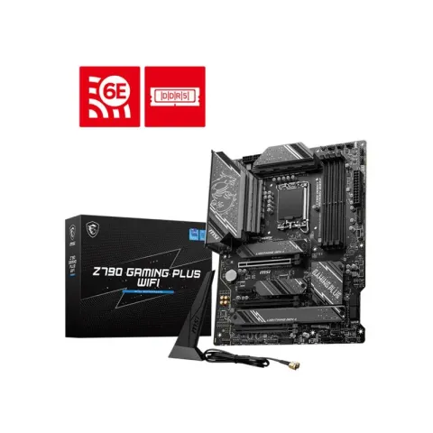 MSI Z790 Gaming Plus Wi-Fi DDR5 7200MHZ 1XHDMI 1XDP 4XM.2 USB 3.2 ATX 1700P (12. / 13. ve 14. Nesil İşlemci Uyumlu)