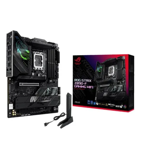 Asus Rog Strix Z890-F Gaming Wi-Fi DDR5 8600MT/S 1XHDMI 1XDP 2XUSB Type-C 5XM.2 ATX 1851P(INTEL Ultra Processors SERIES2)
