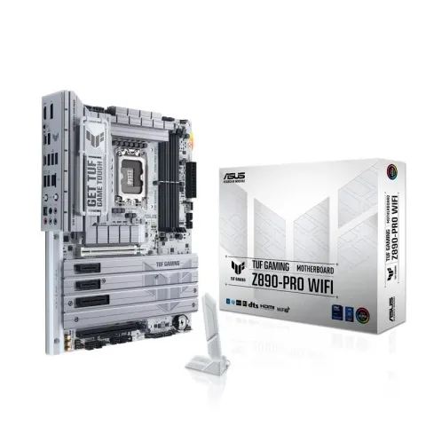 Asus Tuf Gaming Z890-PRO Wi-Fi DDR5 9066MT/S 1XHDMI 1XDP 2XUSB Type-C 4XM.2 ATX 1851P (Intel Ultra Processors Series 2)