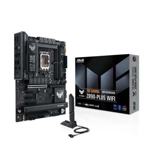 Asus Tuf Gaming Z890-PLUS Wi-Fi DDR5 9066MT/S 1XHDMI 1XDP 2XUSB Type-C 4XM.2 ATX 1851P (Intel Ultra Processors Series 2)
