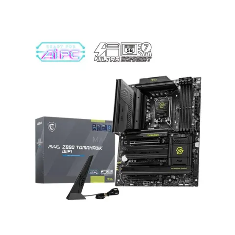 MSI Mag Z890 Tomahawk Wi-Fi DDR5 9200MT/S 1XHDMI 2XUSB Type-C 4XM.2 ATX 1851P (Intel Ultra Processors Series 2)