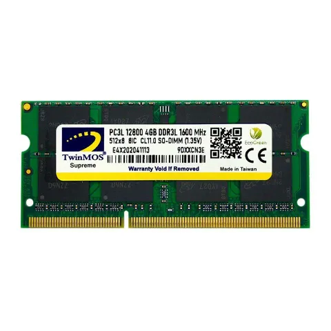 4 GB DDR3 1600MHZ TwinMOS 1.35 CL11 Nb MDD3L4GB1600N