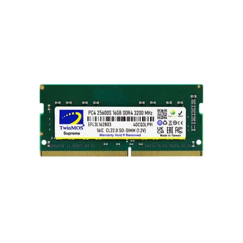16 GB DDR4 3200MHZ TwinMOS 1.2V Nb MDD416GB3200N