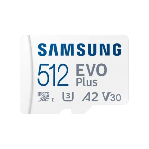 Samsung 512GB Evo Plus Microsdxc Uhs-İ U3 V30 A2 160MB/S MB-MC512SA/TR
