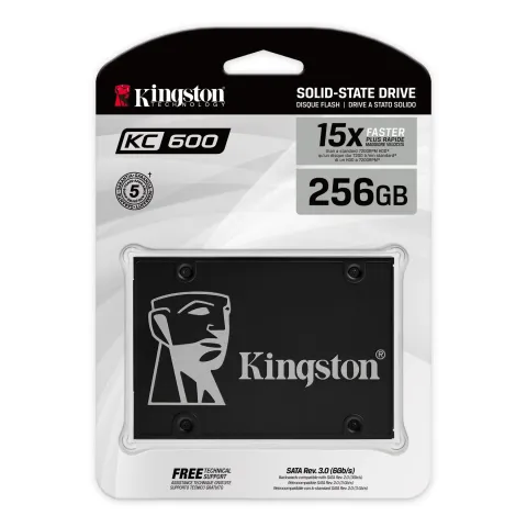 256GB Kingston 2.5 SATA 550/500MB/S SKC600/256