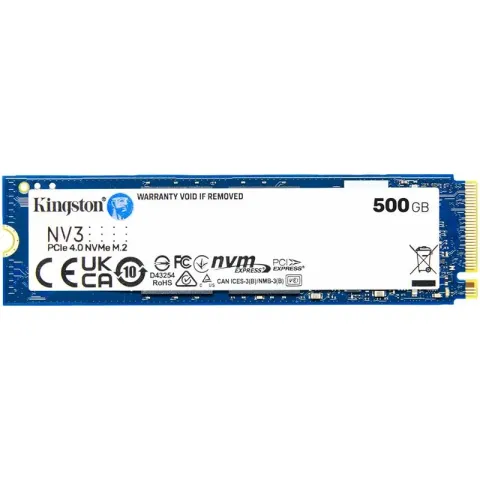 500 GB Kingston NV3 M.2 NVMe PCIe GEN4 5000/3000MBS SNV3S/500G