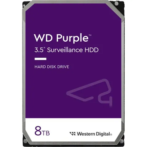 8 TB Wd 3.5 Purple SATA3 5640RPM 256MB 7/24 Guvenlık WD85PURZ (3 Yıl Resmi Dist Garantili)