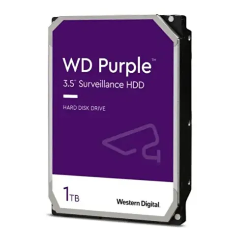 1 TB Wd 3.5 Purple SATA3 5400RPM 64MB 7/24 Guvenlık WD11PURZ (3 Yıl Resmi Dist Garantili)