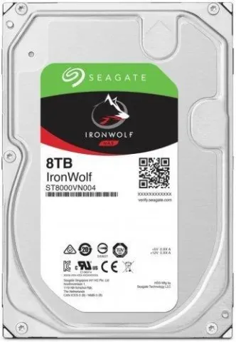 8 TB Seagate 3.5 İronwolf SATA3 7200RPM 256MB ST8000VN004 (3 Yıl Resmi Dist Garantili)