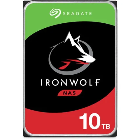 10 TB Seagate 3.5 İronwolf SATA3 7200RPM 256MB ST10000VN000 (3 Yıl Resmi Dist Garantili)