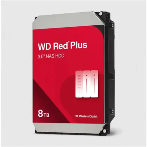 8 TB Wd Red Plus SATA3 5640RPM 256MB WD80EFPX (3 Yıl Resmi Dist Garantili)