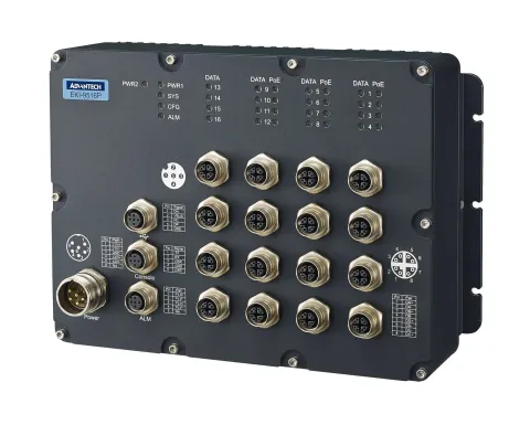 Advantech EKI-9516 Demiryolu (EN 50155) Switch