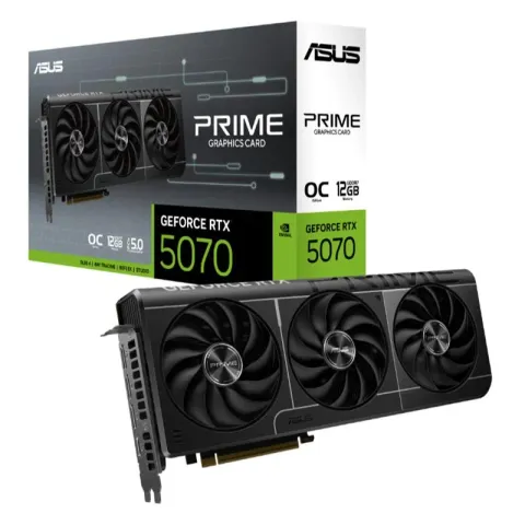Asus GeForce PRIME-RTX5070-O12G 12GB GDDR7 192BIT 1XHDMI 3XDP Ekran Kartı