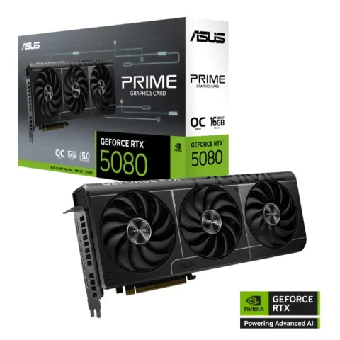 Asus GeForce PRIME-RTX5080-O16G 16GB GDDR7 256BIT 1XHDMI 3XDP Ekran Kartı