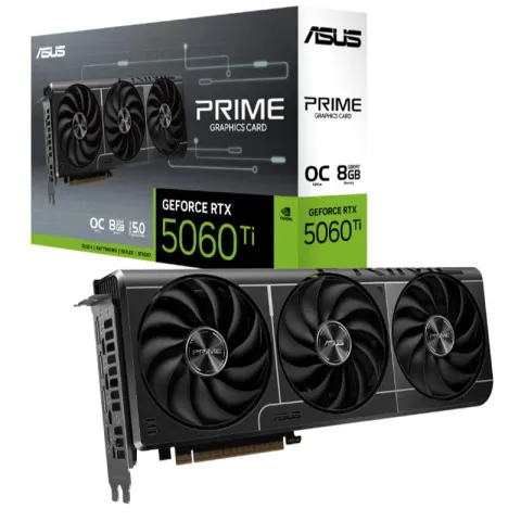 Asus GeForce PRIME-RTX5060TI-O8G 8GB GDDR7 128BIT 1XHDMI 3XDP Ekran Kartı