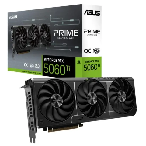 Asus GeForce PRIME-RTX5060TI-O16G 16GB GDDR7 128BIT 1XHDMI 3XDP Ekran Kartı