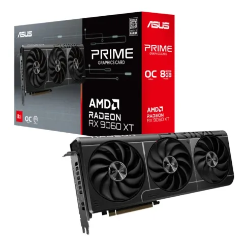Asus Radeon PRIME-RX9060XT-O8G 8GB GDDDR6 128BIT 1XHDMI 2XDP Ekran Kartı