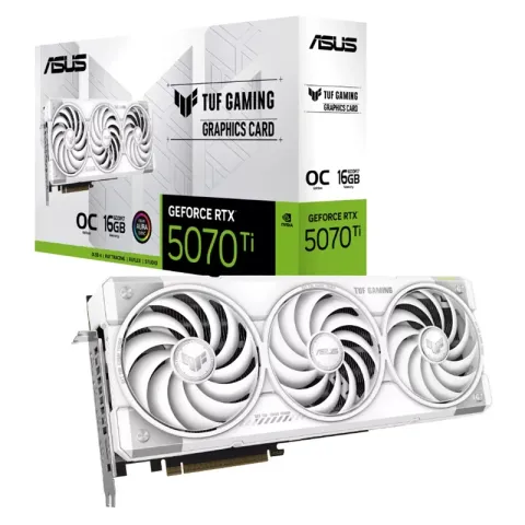 Asus GeForce TUF-RTX5070TI-O16G-WHITE-GAMING 16GB GDDR7 256BIT 2XHDMI 3XDP Ekran Kartı