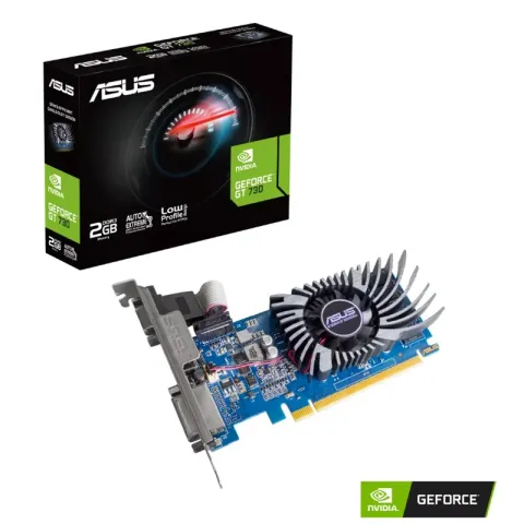 Asus GeForce GT730-2GD3-BRK-EVO 2GB DDR3 64BIT 1XVGA 1XHDMI 1XDVI Ekran Kartı