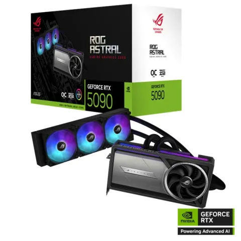 Asus GeForce ROG-ASTRAL-LC-RTX5090-O32G-GAMING 32GB GDDR7 512BIT 2XHDMI 3XDP Ekran Kartı