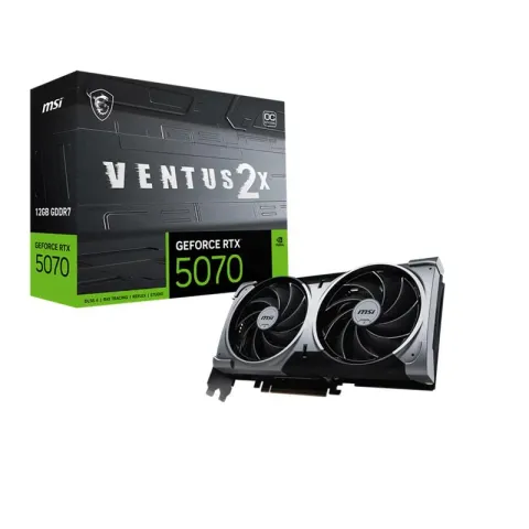 MSI GeForce RTX5070 12G Ventus 2X Oc 12GB GDDR7 192BIT 1XHDMI 3XDP Ekran Kartı