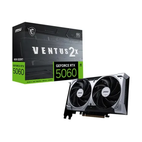 MSI GeForce RTX5060 8G Ventus 2X Oc 8GB GDDR7 128BIT 1XHDMI 3XDP Ekran Kartı
