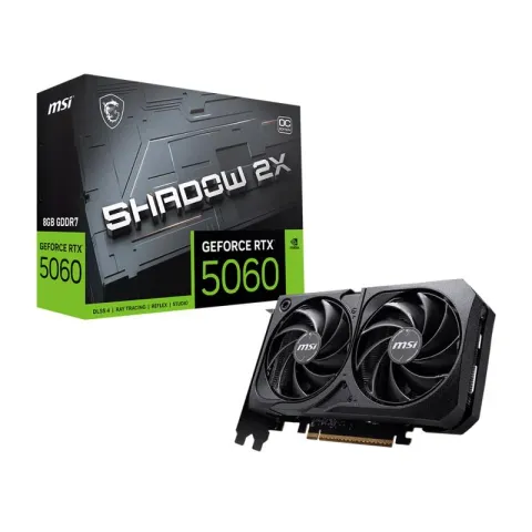 MSI GeForce RTX5060 8G Shadow 2X Oc 8GB GDDR7 128BIT 1XHDMI 3XDP Ekran Kartı