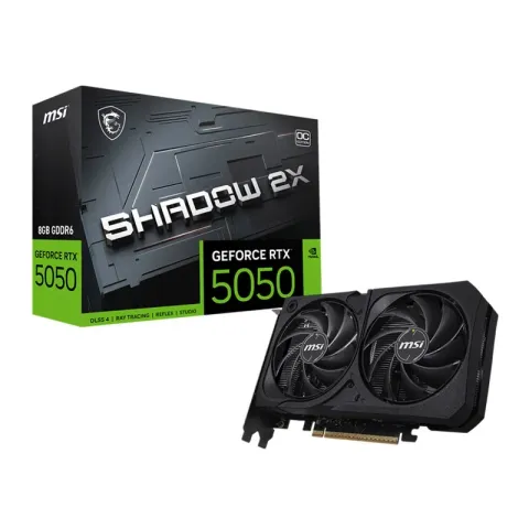 MSI GeForce RTX5050 8G Shadow 2X Oc 8GB GDDR6 128BIT 1XHDMI 3XDP Ekran Kartı