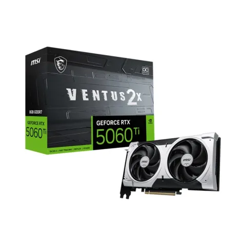 MSI GeForce RTX5060TI 8G Ventus 2X Plus 8GB GDDR7 128BIT 3XDP 1XHDMI Ekran Kartı