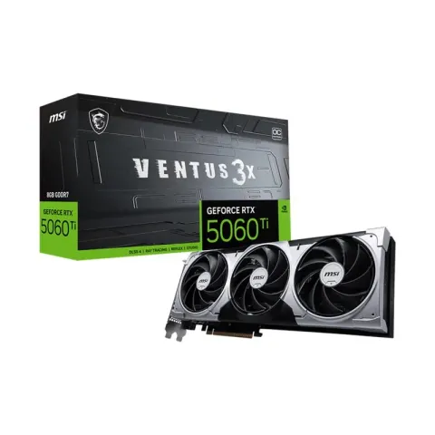 MSI GeForce RTX5060TI 8G Ventus 3X Oc 8GB DDR7 128BIT 3XDP 1XHDMI Ekran Kartı