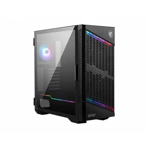 MSI Mpg Velox 100P Airflow Temperli Cam Argb Fan PSU Yok MATX Gaming Kasa