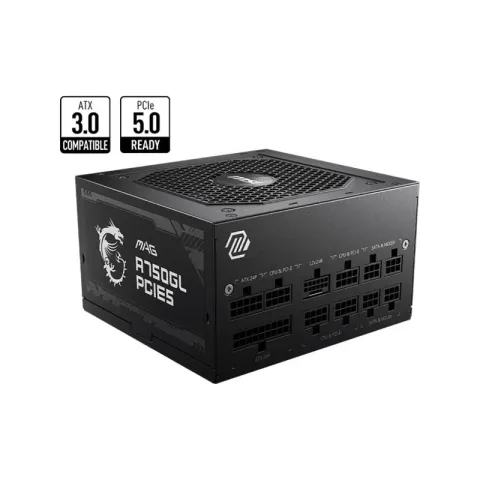 MSI Mag A750GL PCIE5 750W 80+ Gold Power Supply