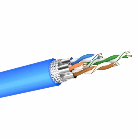 Cat6A S/FTP 10G Ağ Kablosu – 1000 Metre Ahşap Makara