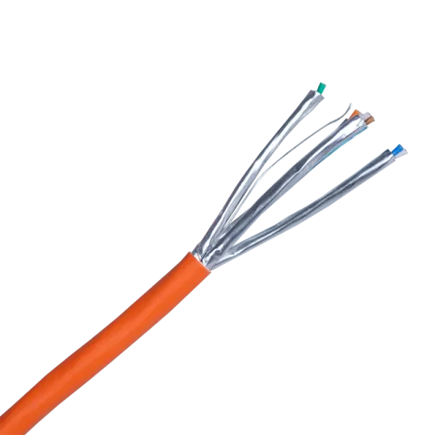Cat6A U/FTP 10G Ağ Kablosu – 500 Metre Makara (Mavi)