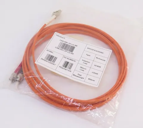LC-LC Multi-Mode (OM4) Fiber Patch Kablo – 3 Metre