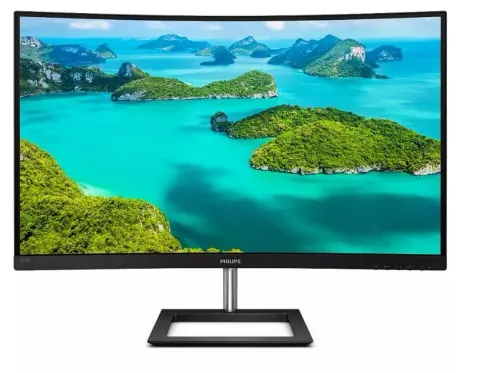 31.5 Philips 325E1C/00 4MS 75MHZ 1XVGA 1XHDMI 1XDP 2K Wqhd 2560X1440 Flicker-Free Freesync Yükseklik Ayari Curved Siyah