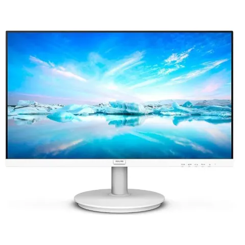 27 Philips 271V8AW/01 IPS 4MS 75MHZ 1XVGA 1XHDMI FHD 1920X1080 Hoparlör Flicker-Free VESA Beyaz