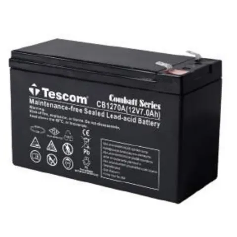 Tescom Combatt CBL12-7E 12V 7AH Tam Bakımsız Kuru Akü