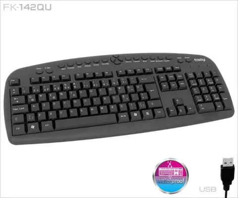 Frisby FK-142QU USB Q TR MM Siyah Kablolu Klavye