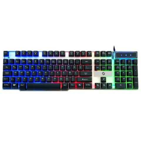 Frisby FK-G508QU USB Q TR 3 Renkli Işıklı Kablolu Klavye