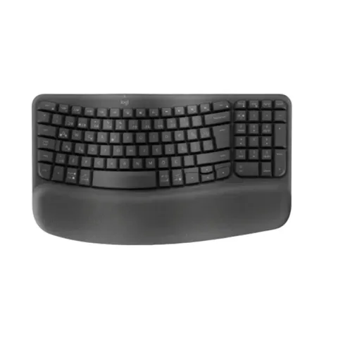 Logitech Wave Keys Kablosuz Ergonomik Klavye Gri 920-012311