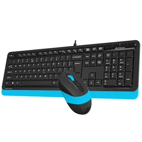 A4 Tech F1010 Q USB Mavi Fn-MM Klv+opt. Mouse 1600