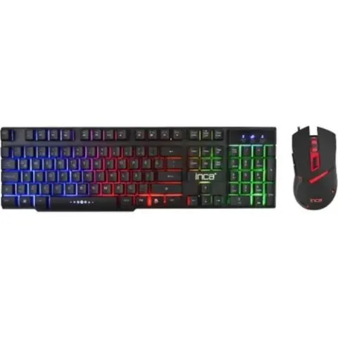 Inca IKG-448 Rainbow Gaming Mekanik Hıslı Klavye & Mouse Set