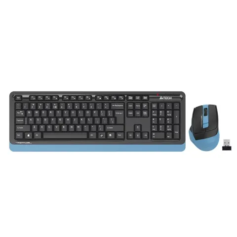 A4 Tech FG1035 Mavi Q MM 2.4G Kablosuz Klavye Mouse Set